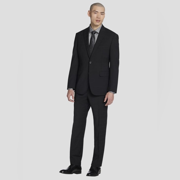 AWEARNESS Kenneth Cole
Executive Fit Wool Blend Suit Mens size 42R/ 36Waist - Picture 1 of 10